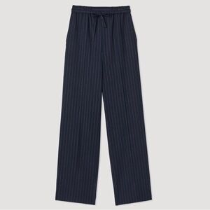 Mayson the Label Navy Pinstripe Drawstring Trouser size S
